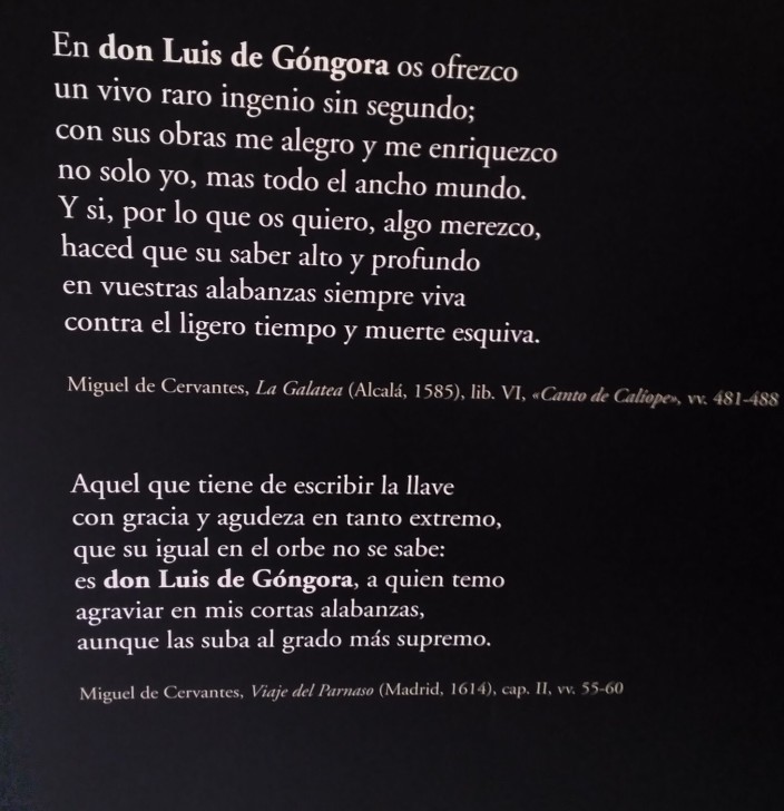 Cervantes sobre Góngora