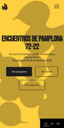 Encuentros de Pamplona 72-22