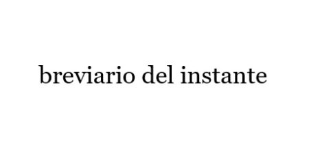 breviario del instante