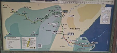 Vía verde de la Val de Zafan: Tramo Baix Ebre