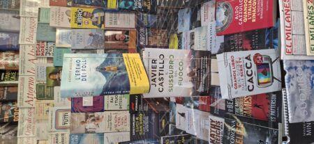 Javier Castillo muy presente en las librerías italianas